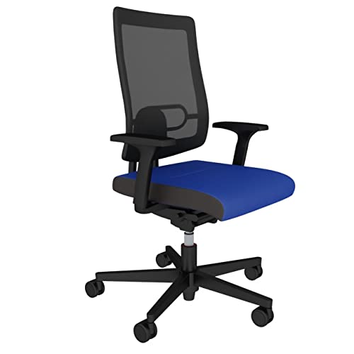 Sedus Black Dot bd-122, Bürostuhl, ergonomisch, höhenverstellbar, Schreibtischstuhl mit Netzrücken (Blau) von Sedus