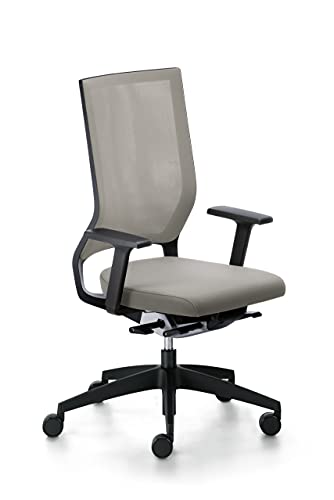 Sedus Quarterback qb-102, ergonomischer Bürostuhl, große Farbauswahl, individuell anpassbar (grau, Netzmembran) von Sedus