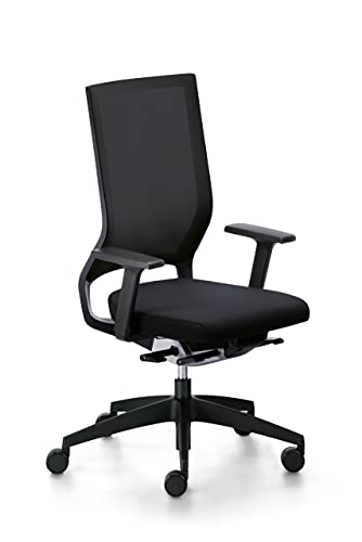 Sedus Quarterback qb-102, ergonomischer Bürostuhl, große Farbauswahl, individuell anpassbar (schwarz, Netzmembran) von Sedus