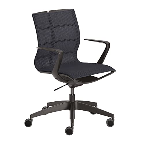 Sedus se:joy Bürostuhl, Drehstuhl, Konferenzstuhl, Designstuhl, Schreibtischstuhl Schwarz 86 x 78 x 99 cm von Sedus