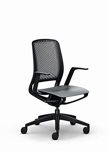 Sedus se:motion, Bürostuhl, Drehstuhl, schwarz, mit Armlehnen, Kunststoff 950 - 1065 mm von Sedus