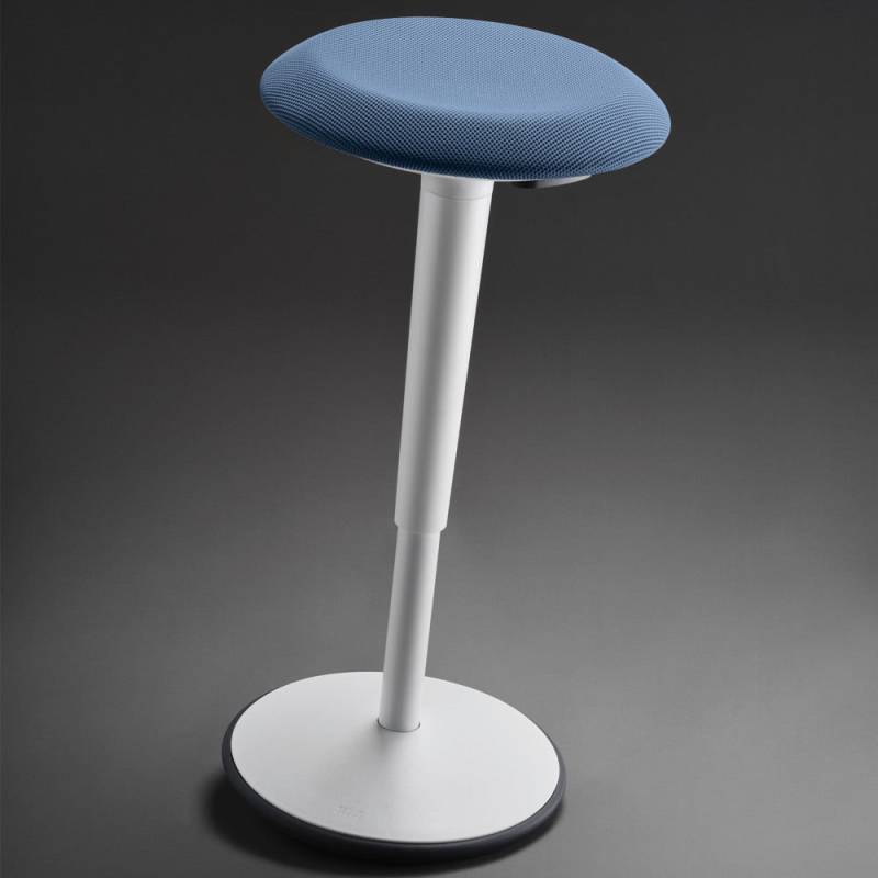sedus se:fit  Stehhocker | Hocker | Steh-Sitzhocker | Weiß - Grau - Grün - blau von Sedus
