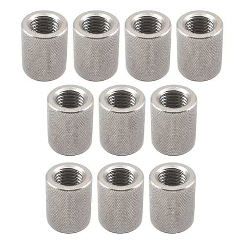 (10 Stück) M14 20x30mm Rändelmuttern 304 Edelstahl Rändel Rundmutter Gewindemuffen Muttern Runde Verbindungsmuttern von SeeRaphee
