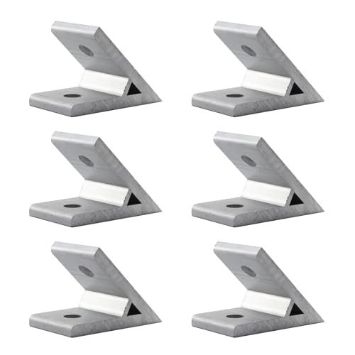 Eckwinkel, 4040 Serie, 45 Grad Winkel, Eckwinkel, Verbindungsstück für Aluminium-Extrusionsprofil, 6 Stück Eckwinkel, 4040 Serie, 45 Grad Winkel, Eckwinkel, Verbindungsstück für Aluminium-Extrusionsprofil, 6 Stück von SeeRaphee