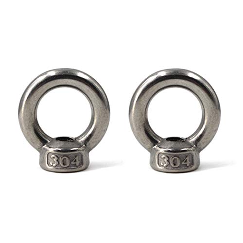 M12 Ring Form Lifting Eye 304 Edelstahl Gewinde Nut Verschluss-2 Pack von SeeRaphee