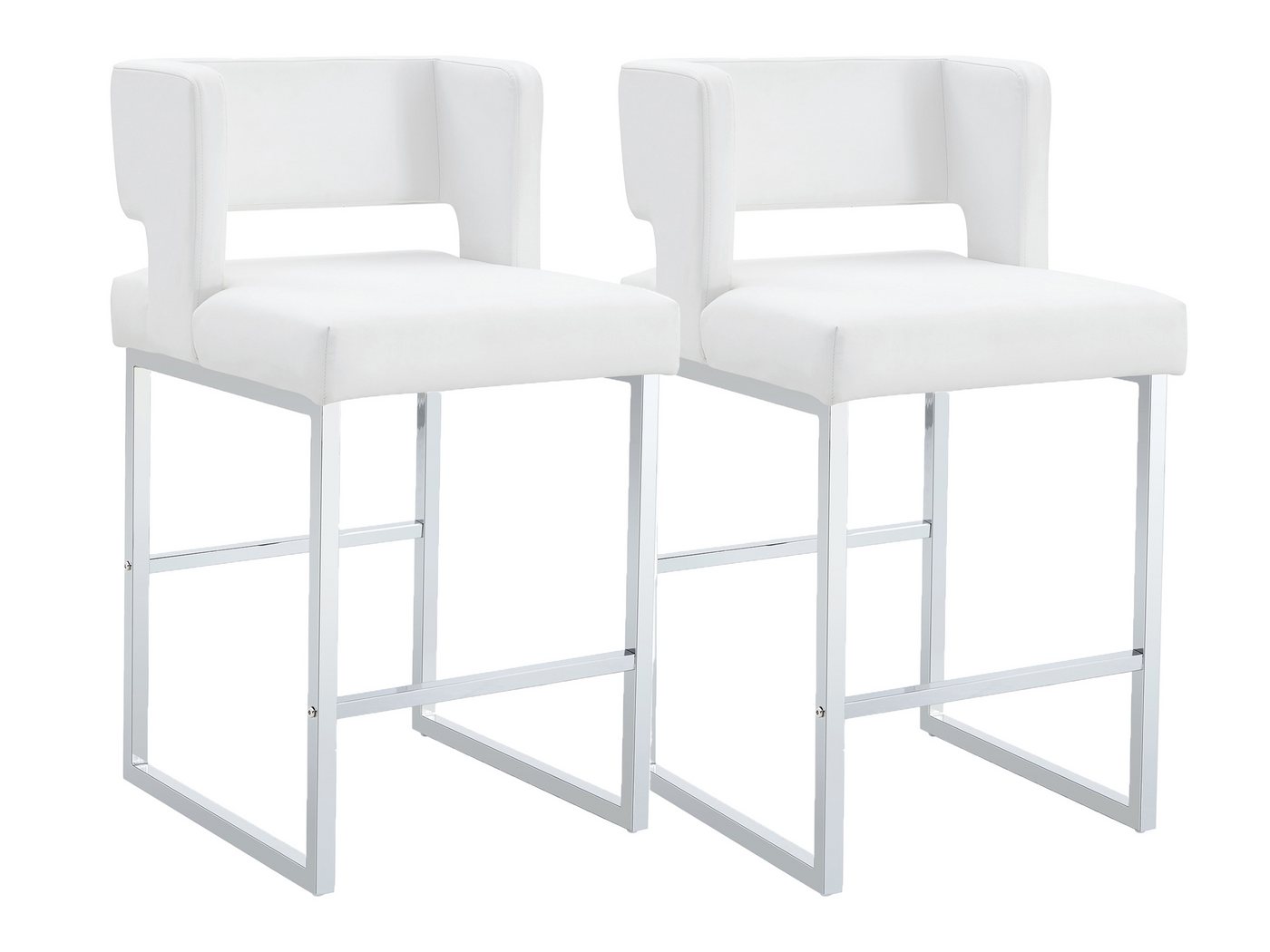 SeedWave Barhocker mit Rückenlehne, 2er Set Barstuhl mit PU-Lederbezug, Gepolstertem Sitz, Küchenhocker mit rutschfesten Bodenschoner SeedWave Barhocker mit Rückenlehne, 2er Set Barstuhl mit PU-Lederbezug, Gepolstertem Sitz, Küchenhocker mit rutschfesten Bodenschoner von SeedWave