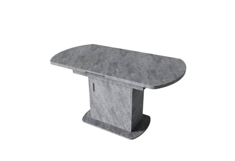 SeedWave Esstisch mit Stauraum, Multifunktionaler Couchtisch für bis zu 6 Personen (1 tisch), Platzsparender minimalistischer ovaler Esstisch von SeedWave
