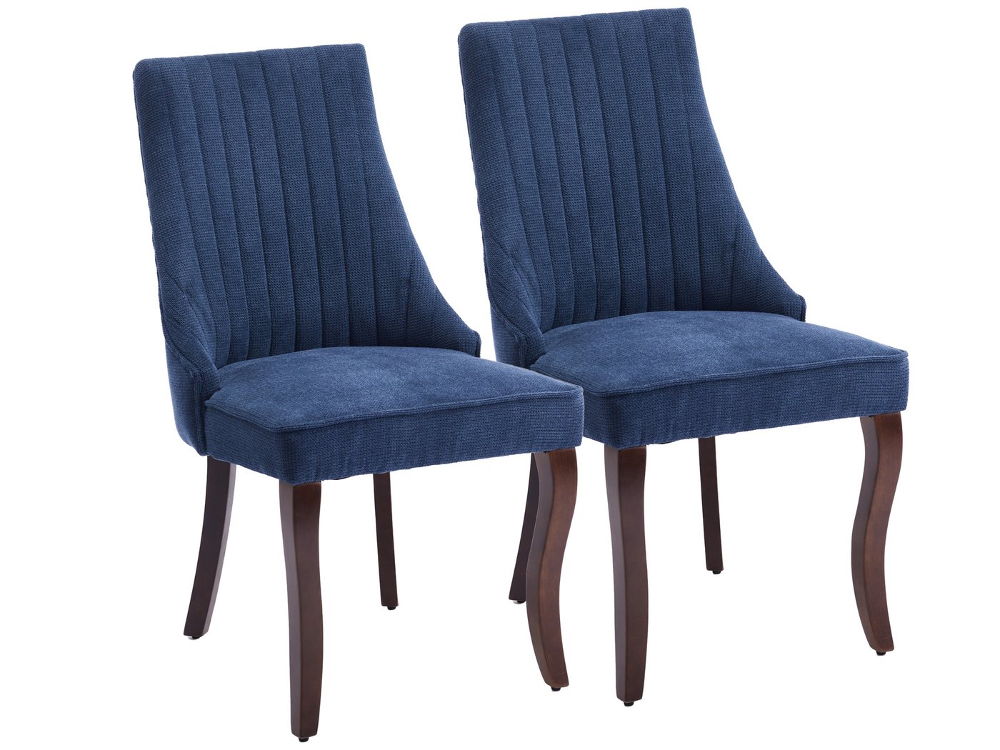 SeedWave Esszimmerstuhl Chenille 2er-Set Küchenstuhl, Hohe Rückenlehne & Verstellbaren Fußpads, Polsterstuhl mit 4 Holzfüßen, geschwungener Rücklehne SeedWave Esszimmerstuhl Chenille 2er-Set Küchenstuhl, Hohe Rückenlehne & Verstellbaren Fußpads, Polsterstuhl mit 4 Holzfüßen, geschwungener Rücklehne von SeedWave