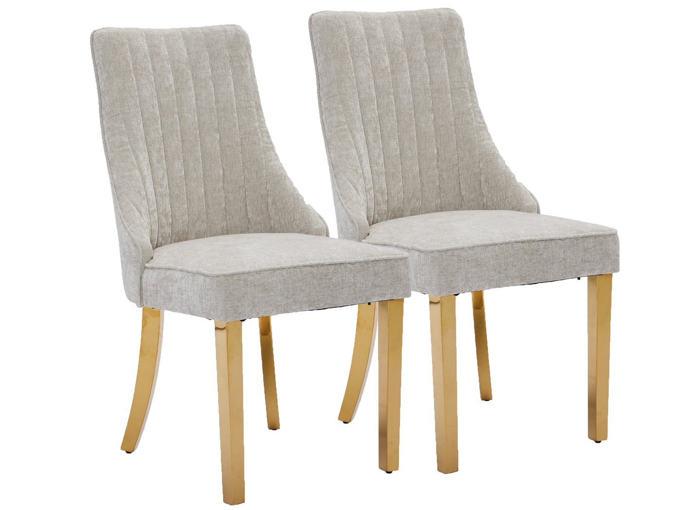 SeedWave Esszimmerstuhl Chenille 2er-Set Küchenstuhl, Hohe Rückenlehne & Verstellbaren Fußpads, Polsterstuhl mit Edelstahlfüßen, geschwungener Rücklehne SeedWave Esszimmerstuhl Chenille 2er-Set Küchenstuhl, Hohe Rückenlehne & Verstellbaren Fußpads, Polsterstuhl mit Edelstahlfüßen, geschwungener Rücklehne von SeedWave