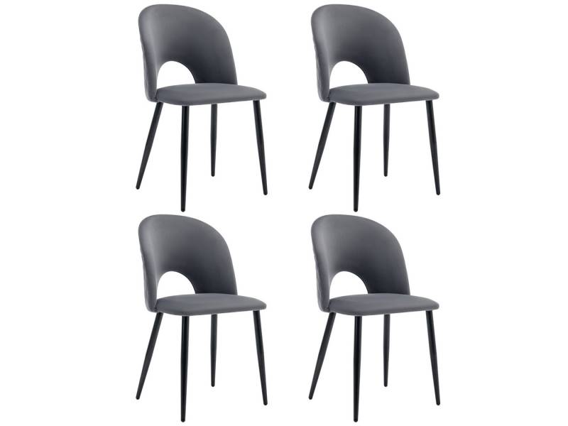 SeedWave Esszimmerstuhl Gepolsterte Stühle mit Rückenlehne und verstellbaren Füßen, Rautenmuster,Metallrahmen,Samt Esszimmerstühle 2er Set/ 4er Set von SeedWave