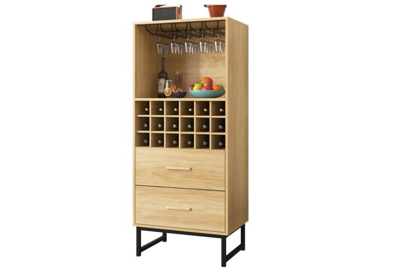 SeedWave Weinschrank Stapelbar Holz Weinregal gefächerter Küchenschrank für 18 Flaschen 5 Reihe Glashalter, 18 Gefache, halboffener Schrank SeedWave Weinschrank Stapelbar Holz Weinregal gefächerter Küchenschrank für 18 Flaschen 5 Reihe Glashalter, 18 Gefache, halboffener Schrank von SeedWave