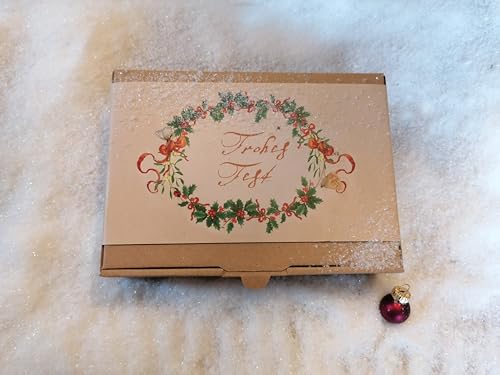 Seedball Manufakturs Weihnachtsedition *MadeInGermany* unterstützt von regionaler Behindertenwerkstätten - nachhaltige Geschenke (Weihnachtsedition-Box "Frohes Fest" - 12stk (4x 3stk. Je Samensorte)) von Seedball-Manufaktur