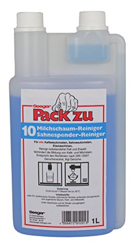 Seeger Milchschaum Reiniger 1L Pack Zu von Seeger