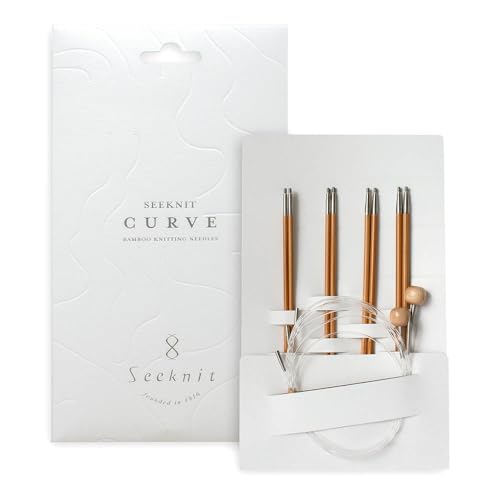 Seeknit Curve Koshitsu Rundstricknadelset S 15cm Weiß - 1 Stück von Seeknit