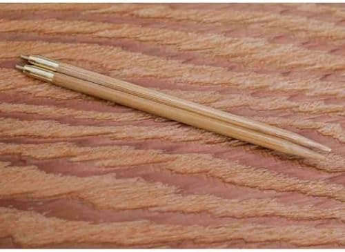 Seeknit KA58789 Stricken Nadeln Spitze, Bamboo, Beige, 12.5cm, 5.5mm, Schraubengröße M4, 2 Count von Seeknit