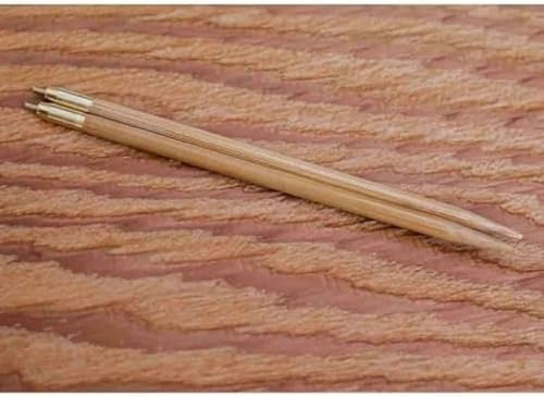 Seeknit KA58791 Stricken Nadeln Spitze, Bamboo, Beige, 12.5cm, 6.5mm, Schraubengröße M4, 2 Count von Seeknit