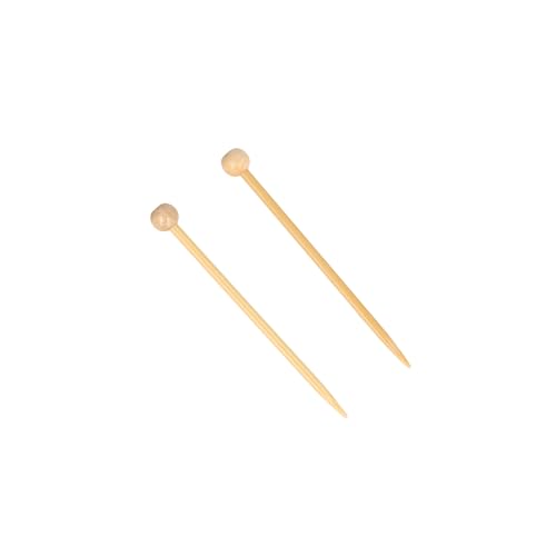 Seeknit - Seeknit Bambus (6,5 cm) Shirotake Mini -Stricknadel - 1 Set von 2 Nadeln von Seeknit
