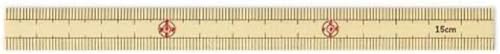 Seeknit - Seeknit Shirotake Bambus (15cm) Messung Skala Herrscherin - 1 Stück von Seeknit