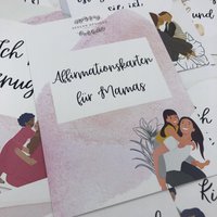 Achtsamkeitskarten Mama, Glaubenssätze Selbstliebe Und Gelassenheit Im Alltag Mit Kindern, Affirmationskarten Mutterschaft Achtsamkeitskarten Mama, Glaubenssätze Selbstliebe Und Gelassenheit Im Alltag Mit Kindern, Affirmationskarten Mutterschaft von SeelenDesigns