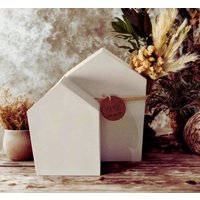 Häuser Block Vollgips Weiß Modern Minimalistisch 11cm Und 15cm Häuser Block Vollgips Weiß Modern Minimalistisch 11cm Und 15cm von SeelenGussGipsdesign