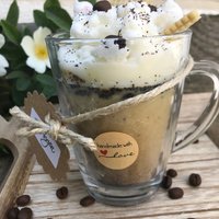 Eiscafè Kerze, Sojawachs, Duftkerze, Geschenk, Geburtstag von SeelenZeit