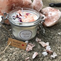 Himalaya Kerze, Im Weckglas, Soya Wachs, Rose von SeelenZeit