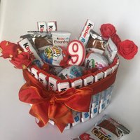 Kinderriegel Torte, Pralinen Geburtstagstorte Mit Zahl von SeelenZeit