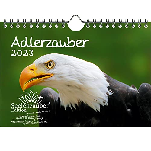 Adlerzauber Adler & Greifvögel DIN A5 Wandkalender für 2023 - Seelenzauber von Seelenzauber