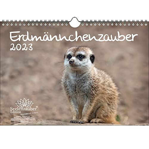 Erdmännchenzauber DIN A4 Kalender für 2023 Erdmännchen - Seelenzauber von Seelenzauber