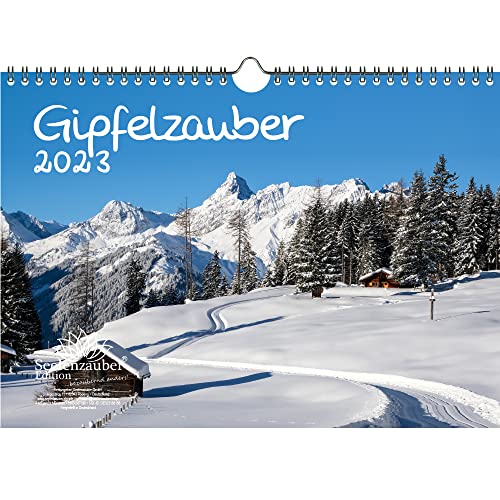 Gipfelzauber DIN A4 Kalender für 2023 Berge und Gipfel - Seelenzauber von Seelenzauber