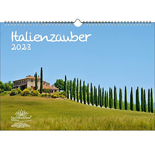 Italienzauber DIN A3 Kalender für 2023 Italien - Seelenzauber, mehrfarbig, KN2023-3W-0335-D-0 von Seelenzauber