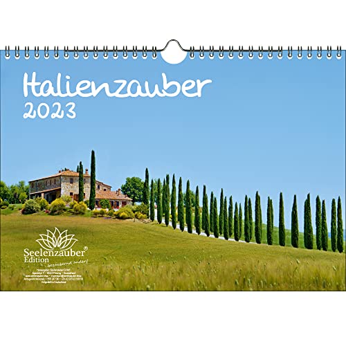 Italienzauber DIN A4 Kalender für 2023 Italien - Seelenzauber, mehrfarbig, KN2023-4W-0335-D-0 von Seelenzauber