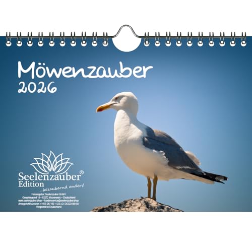 Möwenzauber DIN A5 Kalender für 2026 Vogel - Seelenzauber Möwenzauber DIN A5 Kalender für 2026 Vogel - Seelenzauber von Seelenzauber