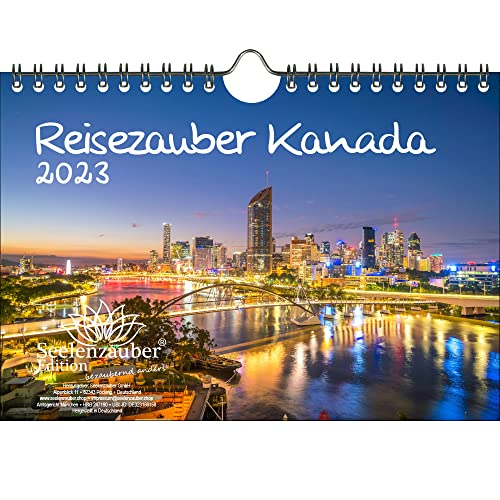 Reisezauber Kanada DIN A5 Wandkalender für 2023 Stadt und Land - Seelenzauber, KN2023-5W-0376-D-0, mehrfarbig Reisezauber Kanada DIN A5 Wandkalender für 2023 Stadt und Land - Seelenzauber, KN2023-5W-0376-D-0, mehrfarbig von Seelenzauber