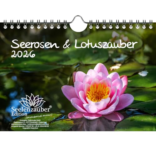 Seerosen und Lotuszauber DIN A5 Kalender für 2026 Blumen und Blüten - Seelenzauber Seerosen und Lotuszauber DIN A5 Kalender für 2026 Blumen und Blüten - Seelenzauber von Seelenzauber