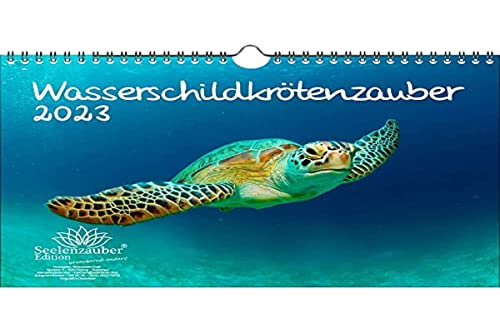 Unterwasserschildkröten DIN A4 Kalender für 2023 Unterwasserschildkröten - Seelenzauber von Seelenzauber