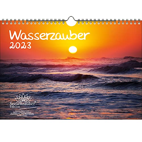 Wasserzauber DIN A4 Kalender für 2023 Wasser und Wasserfälle - Seelenzauber von Seelenzauber