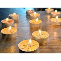 3 Teelichter Mit Botschaften - Geschenkset 3 Teelichter Mit Botschaften - Geschenkset von Seelenzeug