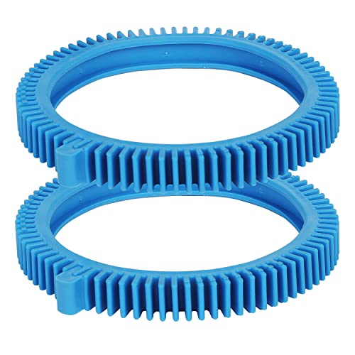 Seentech 896584000-143 Poolreiniger-Vorderreifen-Set mit Super Hump – kompatibel mit Poolvergnuegen und Hayward Phoenix Reinigern, Pool Blue Standard Hinterreifen (2er-Pack) von Seentech