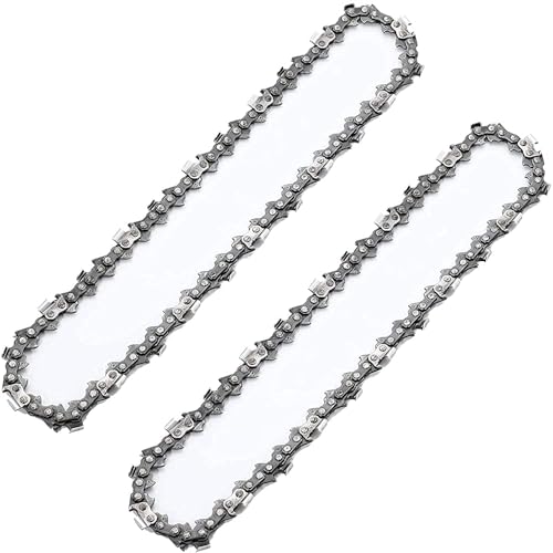 SEESII 2er-Pack 6-Zoll-Mini-Kettensägenkette, für 6-Zoll-Akku-Elektro-Akku-Kettensäge, 0,043 Zoll Spurweite, 1/4 Zoll LP-Teilung, 39Treibglieder SEESII 2er-Pack 6-Zoll-Mini-Kettensägenkette, für 6-Zoll-Akku-Elektro-Akku-Kettensäge, 0,043 Zoll Spurweite, 1/4 Zoll LP-Teilung, 39Treibglieder von Seesii