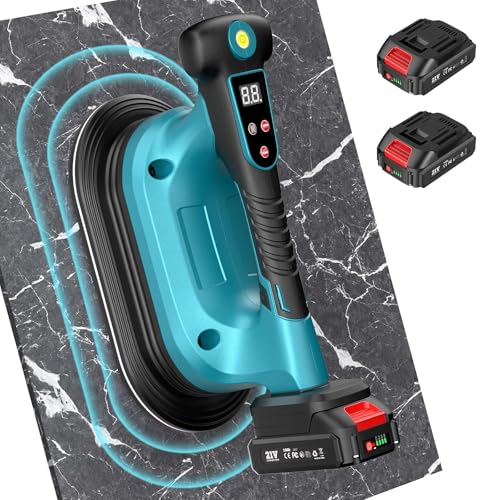 SEESII Fliesenrüttler 285 mm – 2-in-1 Elektrischer Fliesen Rüttler & Fliesen Vibrationsgerät mit Saugheber, 12 Stufen, 10h Akku, Wasserwaage – Fliesenvibrator für große Wand- & Bodenfliesen (K919B) SEESII Fliesenrüttler 285 mm – 2-in-1 Elektrischer Fliesen Rüttler & Fliesen Vibrationsgerät mit Saugheber, 12 Stufen, 10h Akku, Wasserwaage – Fliesenvibrator für große Wand- & Bodenfliesen (K919B) von Seesii