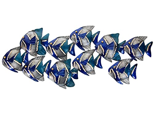 SEESTERN Fischschwarm Metall Wand Deko Verzierung Hänge Wand Dekoration 68cm /FBA_1805 SEESTERN Fischschwarm Metall Wand Deko Verzierung Hänge Wand Dekoration 68cm /FBA_1805 von Seestern Sportswear