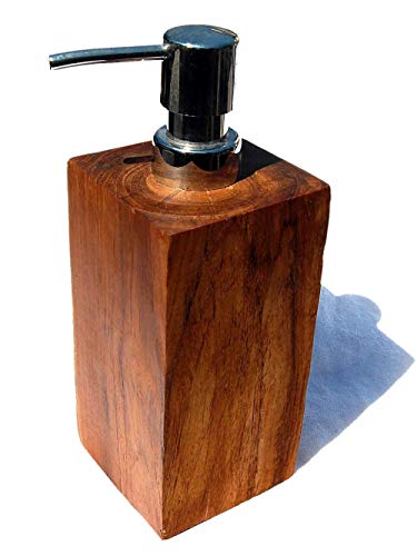 SEESTERN Teak Holz Seifenspender poliert Seifendosierer Dispenser/FBA_1975 von Seestern Sportswear