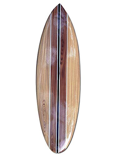 Seestern Sportswear Deko Holz Surfboard 50,80 oder 100 cm Airbrush Design Surfing Surfen Wellenreiten Surf /FBA_1852 80 cm von Seestern Sportswear