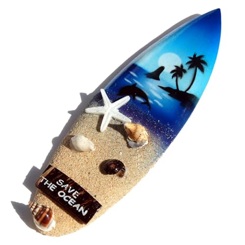 Seestern Sportswear Kühlschrank Magnet Deko Holz Surfboard 13,5 cm Airbrush Surfen Wellenreiten /DK1866_Surfboard Seestern Sportswear Kühlschrank Magnet Deko Holz Surfboard 13,5 cm Airbrush Surfen Wellenreiten /DK1866_Surfboard von Seestern Sportswear