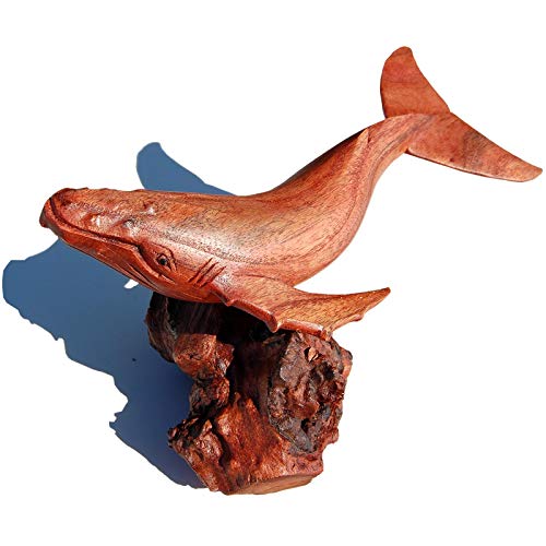 SeesternHomedeko Naturalistische Holzschnitzkunst von Bali Buckelwal Wal 29 x 12 x 17 cm /2081 SeesternHomedeko Naturalistische Holzschnitzkunst von Bali Buckelwal Wal 29 x 12 x 17 cm /2081 von Seestern Sportswear