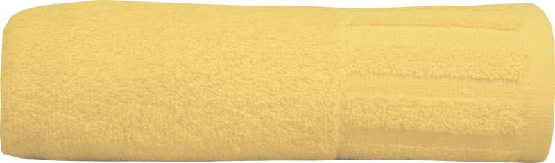 Badetuch Uni Baumwolle 100 x 150 cm gelb von Seestern