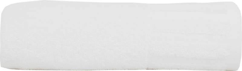 Badetuch Uni Baumwolle 100 x 150 cm weiß von Seestern