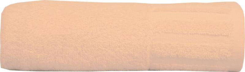 Handtuch uni apricot 50 x 100 cm von Seestern
