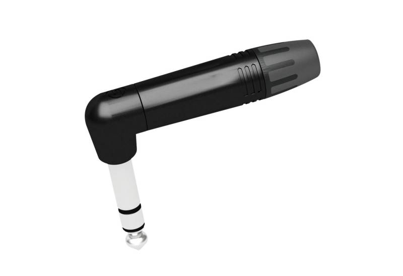 Seetronic Klinkenstecker Seetronic Jack Plug 6.3 mm Stereo - 90° swes Gehäuse - swe Endkappe von Seetronic